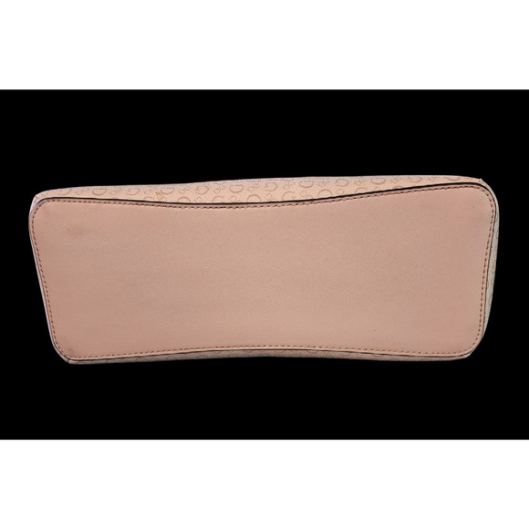 GUESS Tote Bag Handbag Classic Logo Print peach with coin purse - Picture 5 of 10